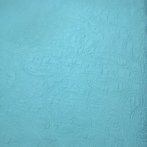 American Pacific Twin Quilt Southwest Teal 84" x 68" - Picture 9 of 16